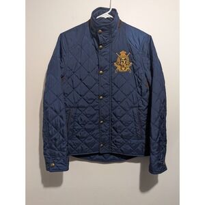 Ralph Lauren Blue Quilted Utility Jacket